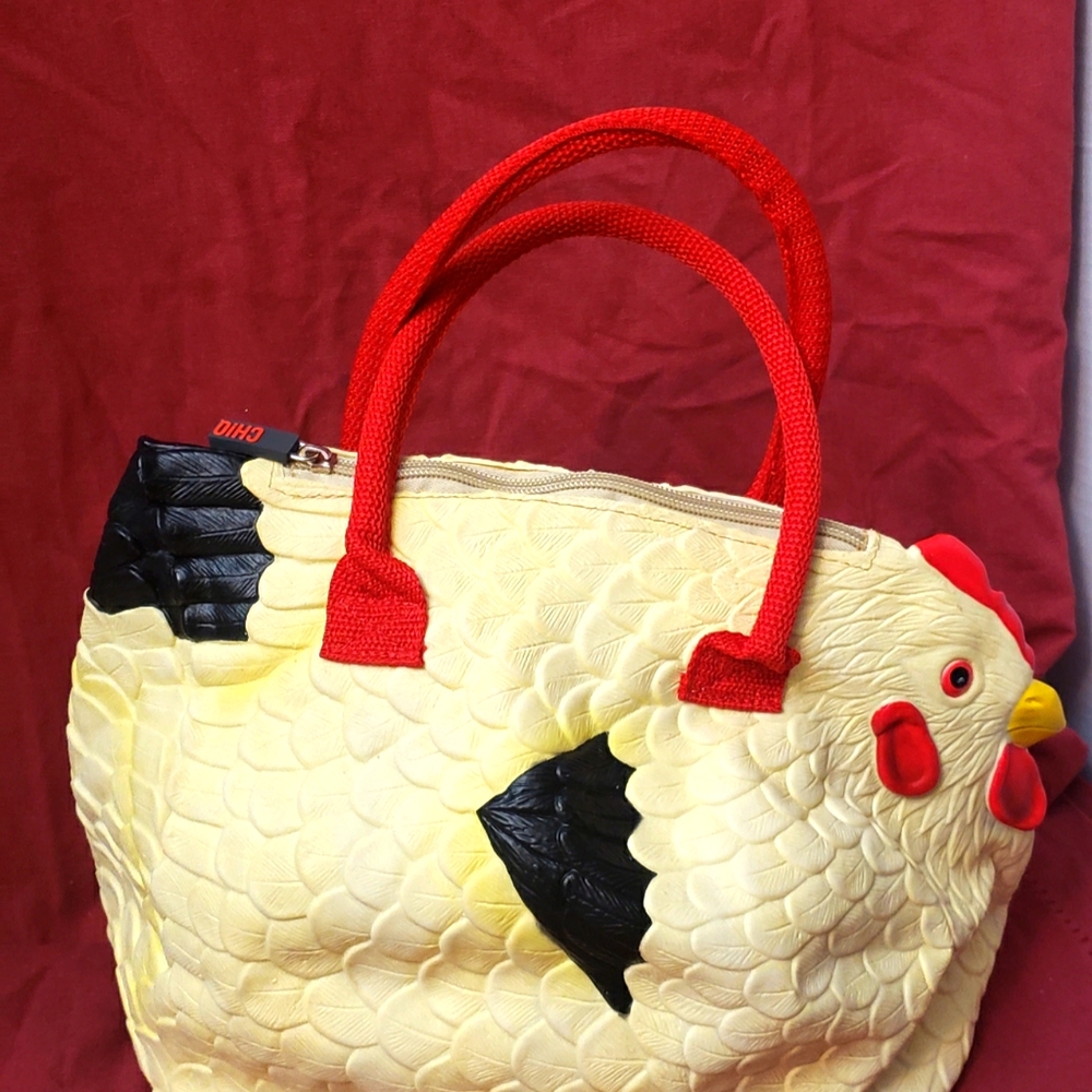 Chico's Rubber Chicken Purse